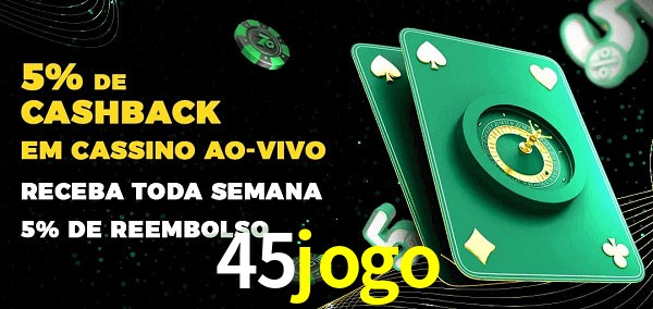 Promoções do cassino ao Vivo 45jogo